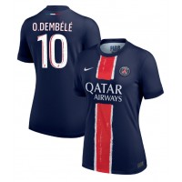 Camisa de Futebol Paris Saint-Germain Ousmane Dembele #10 Equipamento Principal Mulheres 2024-25 Manga Curta